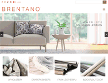 Tablet Screenshot of brentanofabrics.com